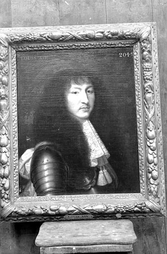 Portrait de Louis XIV, peinture sur toile