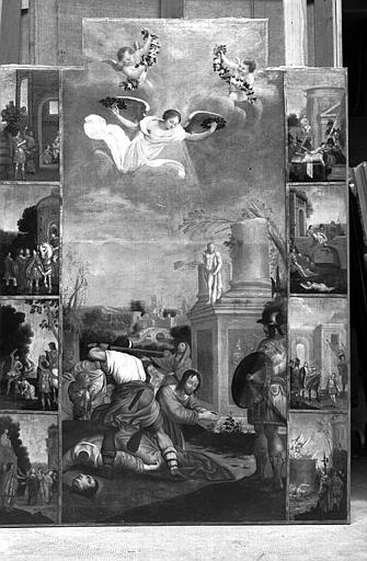 Le martyre de saint Feréol et Fey, peinture sur toile