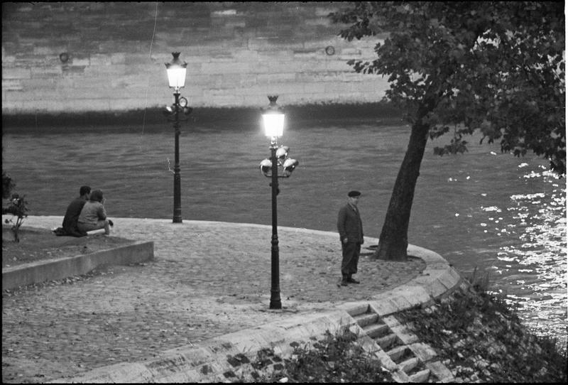 Le pont Marie la nuit