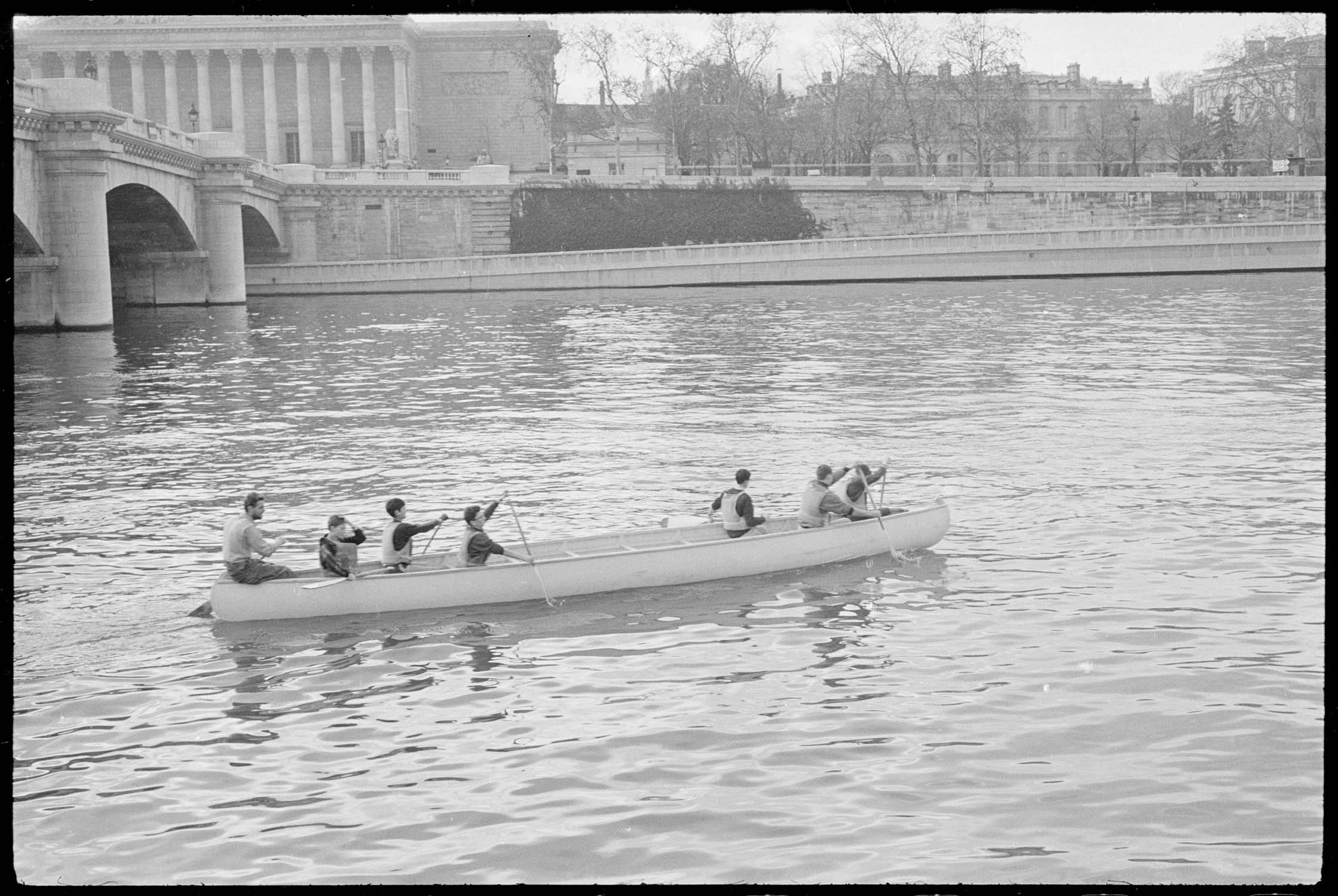 Canoë sur la Seine