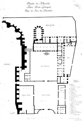 Plan général du rez-de-chaussée