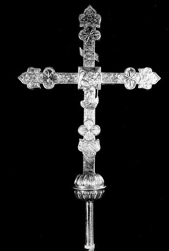 Croix processionnelle en argent (revers)