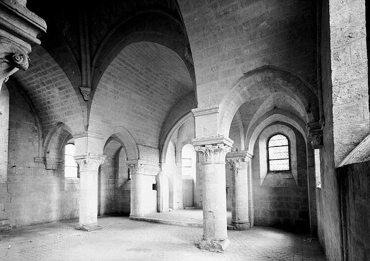 Vue intérieure de la chapelle haute vers le nord-est