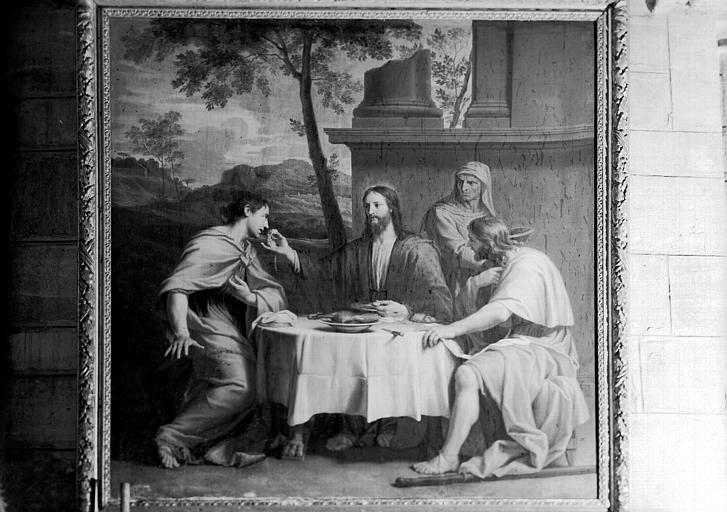 Les disciples d'Emmaüs, peinture sur toile