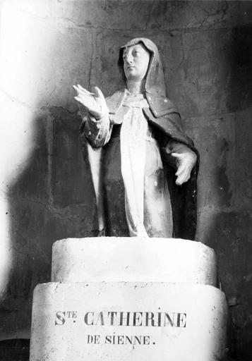 statue du retable : sainte Catherine de Sienne