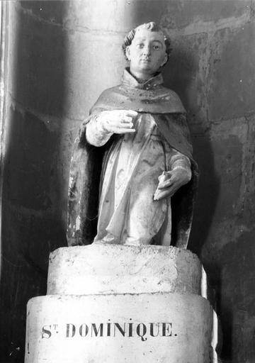 statue du retable : saint Dominique