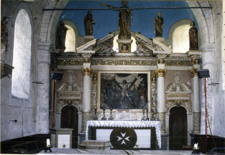 retable avec le tableau : Le Martyre de saint André