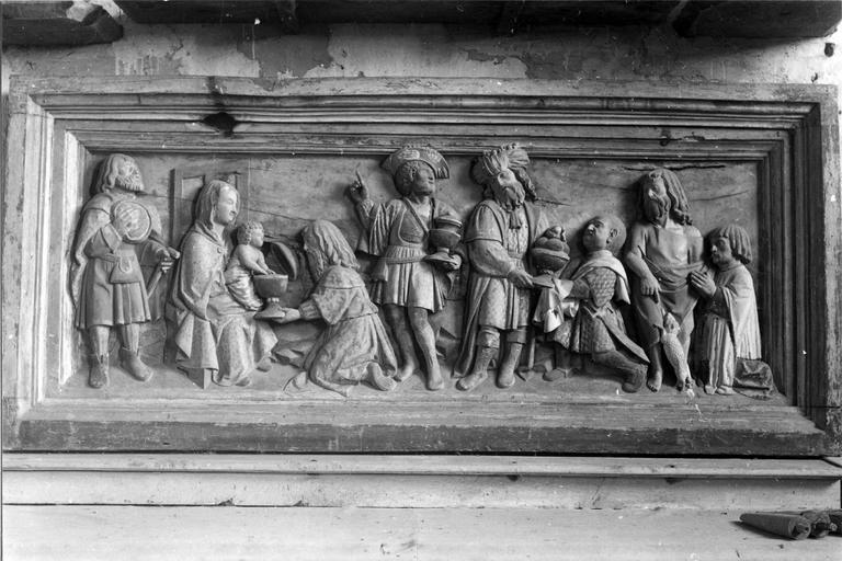 bas-relief : L'Adoration des Mages