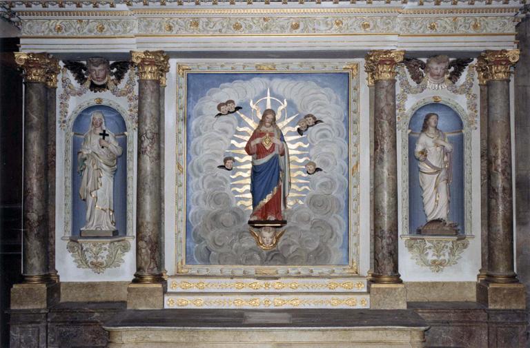 retable nord, partie centrale, statue - © Ministère de la Culture (France), Médiathèque du patrimoine et de la photographie (objets mobiliers), tous droits réservés