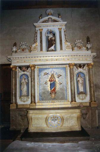 retable nord - © Ministère de la Culture (France), Médiathèque du patrimoine et de la photographie (objets mobiliers), tous droits réservés