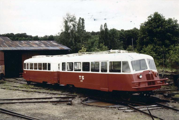 couplage d'autocars sur rails Verney LP 48, voitures n°1452 et 1453