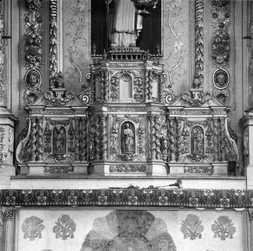 tabernacle du retable du maître-autel