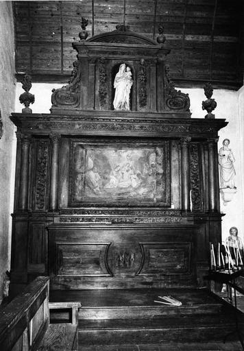 retable du croisillon nord - © Ministère de la Culture (France), Médiathèque du patrimoine et de la photographie (objets mobiliers), tous droits réservés
