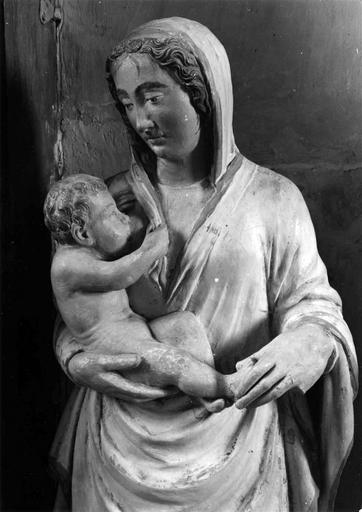 statue : Vierge à l'Enfant, détail - © Ministère de la Culture (France), Médiathèque du patrimoine et de la photographie (objets mobiliers), tous droits réservés