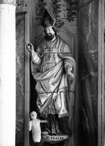 statue du retable du maître-autel : saint Claude