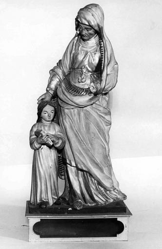 statuette-reliquaire : Sainte Anne et la Vierge