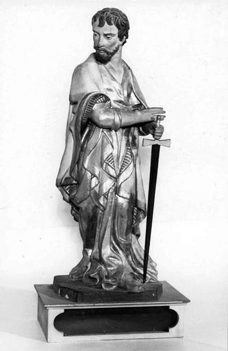 2 statuettes-reliquaires : Saint Paul, Sainte Anne et la Vierge