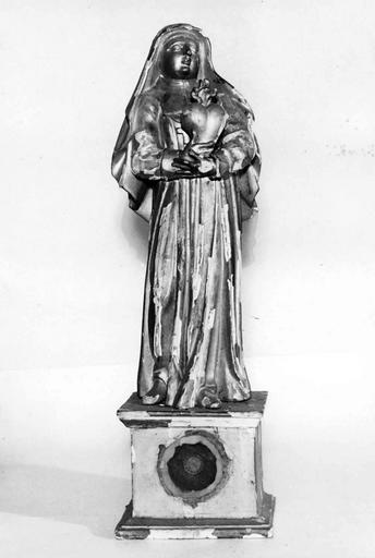 statuette-reliquaire : Sainte Jeanne de Chantal