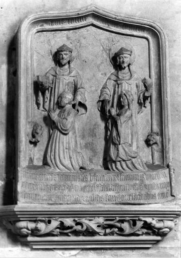 monument funéraire de Guillaume et Jehan 'les Brindeaux', chirurgiens, et leurs femmes