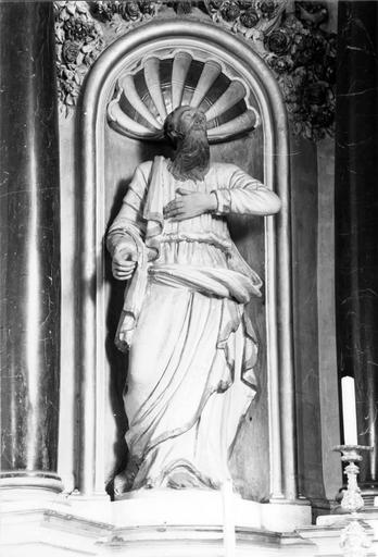 statues du retable du maître-autel : Saint Paul