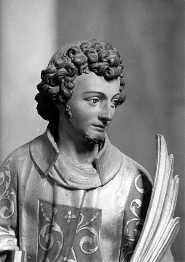 statue : saint Gervais ?, détail