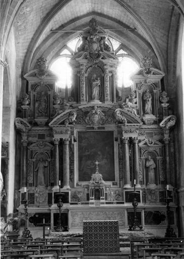 retable de la chapelle de la Vierge - © Ministère de la Culture (France), Médiathèque du patrimoine et de la photographie (objets mobiliers), tous droits réservés