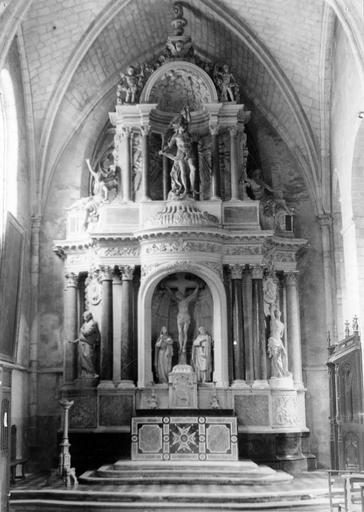 retable de la chapelle Saint-Léonfort - © Ministère de la Culture (France), Médiathèque du patrimoine et de la photographie (objets mobiliers), tous droits réservés