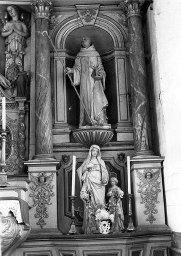 statue : saint Bernard, retable du choeur