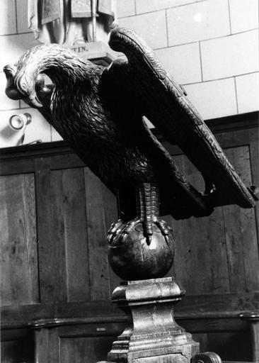 lutrin, détail de l'aigle