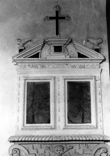 monument funéraire de Jacques Maudet, de sa femme, Anne de Langlie, et de Jacques Maudet, seigneurs de Saint-Aubin