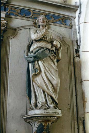 statue du retable latéral nord : saint ?