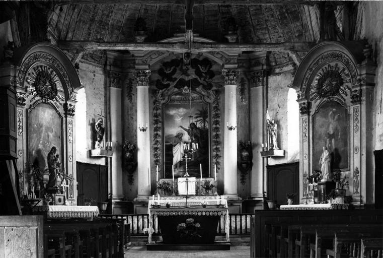 Maître-autel, tabernacle, retable