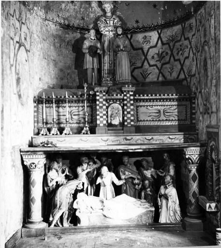 groupe sculpté : La Mort de la Vierge - © Ministère de la Culture (France), Médiathèque du patrimoine et de la photographie (objets mobiliers), tous droits réservés
