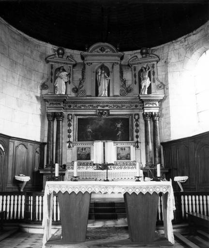 retable du maître-autel - © Ministère de la Culture (France), Médiathèque du patrimoine et de la photographie (objets mobiliers), tous droits réservés