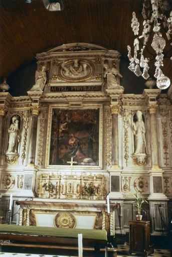 retable du maître-autel - © Ministère de la Culture (France), Médiathèque du patrimoine et de la photographie (objets mobiliers), tous droits réservés