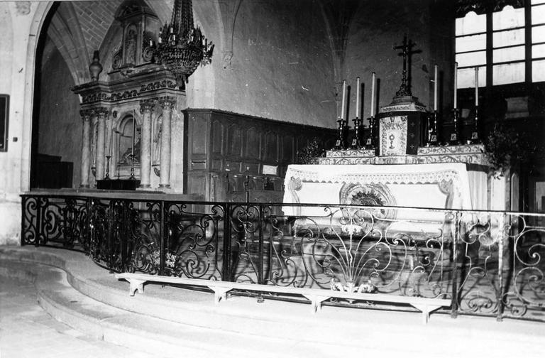 clôture de choeur (grille de communion)