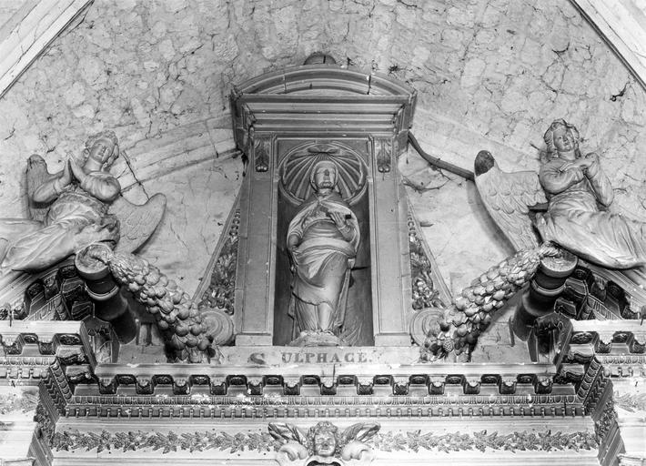 retable du maître-autel, statue : saint Ulphace