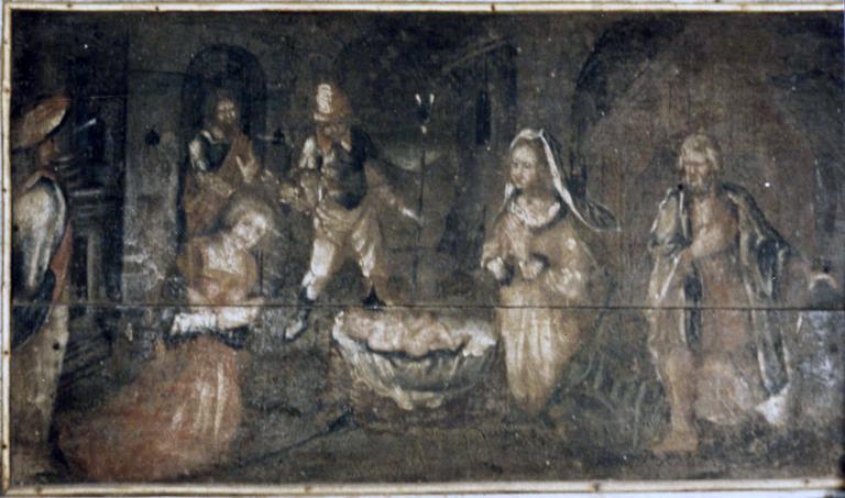 tableau de l'ancien maître-autel : L'Adoration des bergers