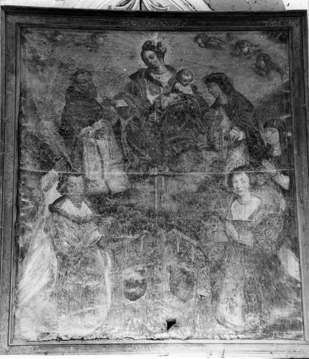 tableau : L'Institution du rosaire de Fleuriot