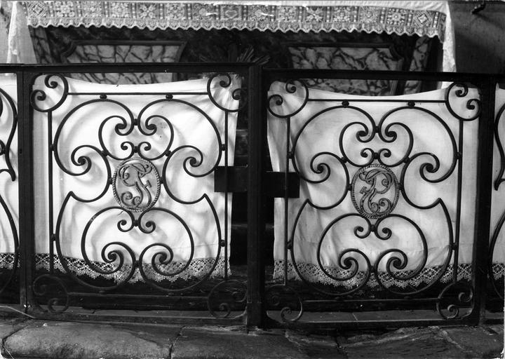 clôture de choeur (grille de communion)