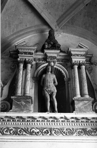 statue du retable : saint Sébastien