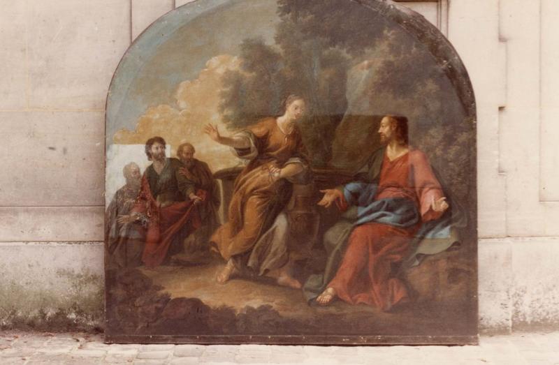 tableau : Jésus et la samaritaine, vue générale - © Ministère de la Culture (France), Médiathèque du patrimoine et de la photographie (objets mobiliers), tous droits réservés