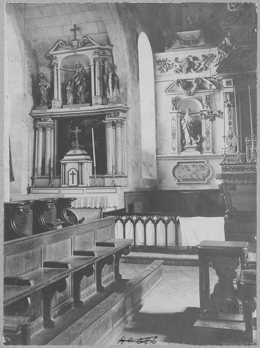 retable latérale, groupe sculpté : La Visitation - © Ministère de la Culture (France), Médiathèque du patrimoine et de la photographie, diffusion RMN-GP