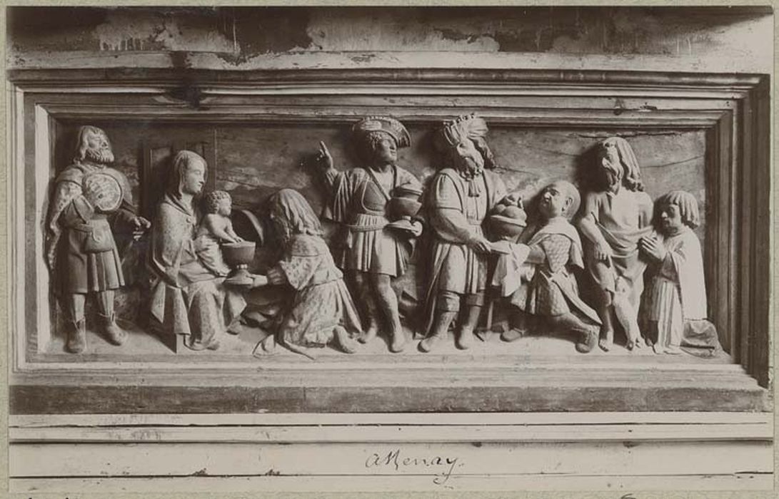 bas-relief : L'Adoration des Mages