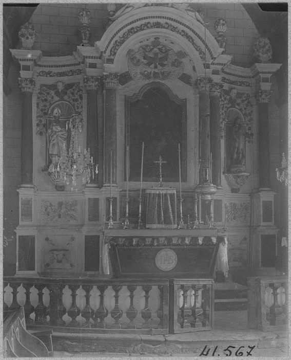 maître-autel, tabernacle, retable