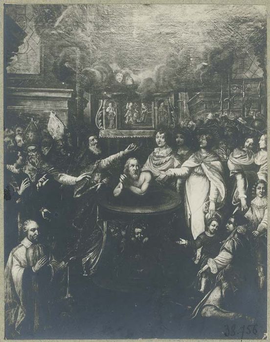 Tableau : Le Baptême de Clovis