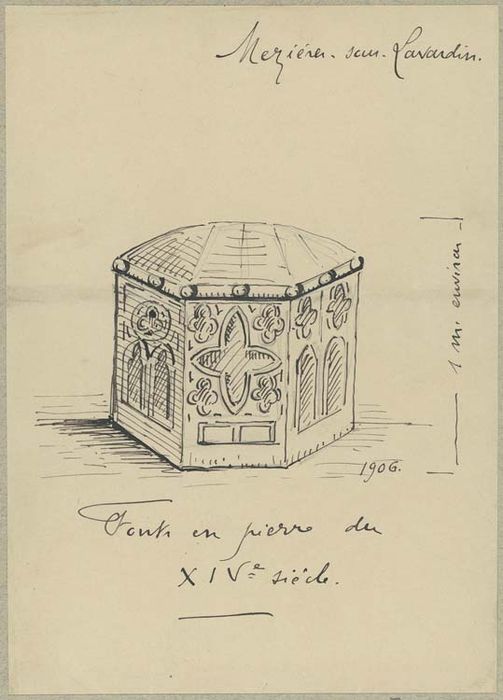 fonts baptismaux (cuve baptismale)