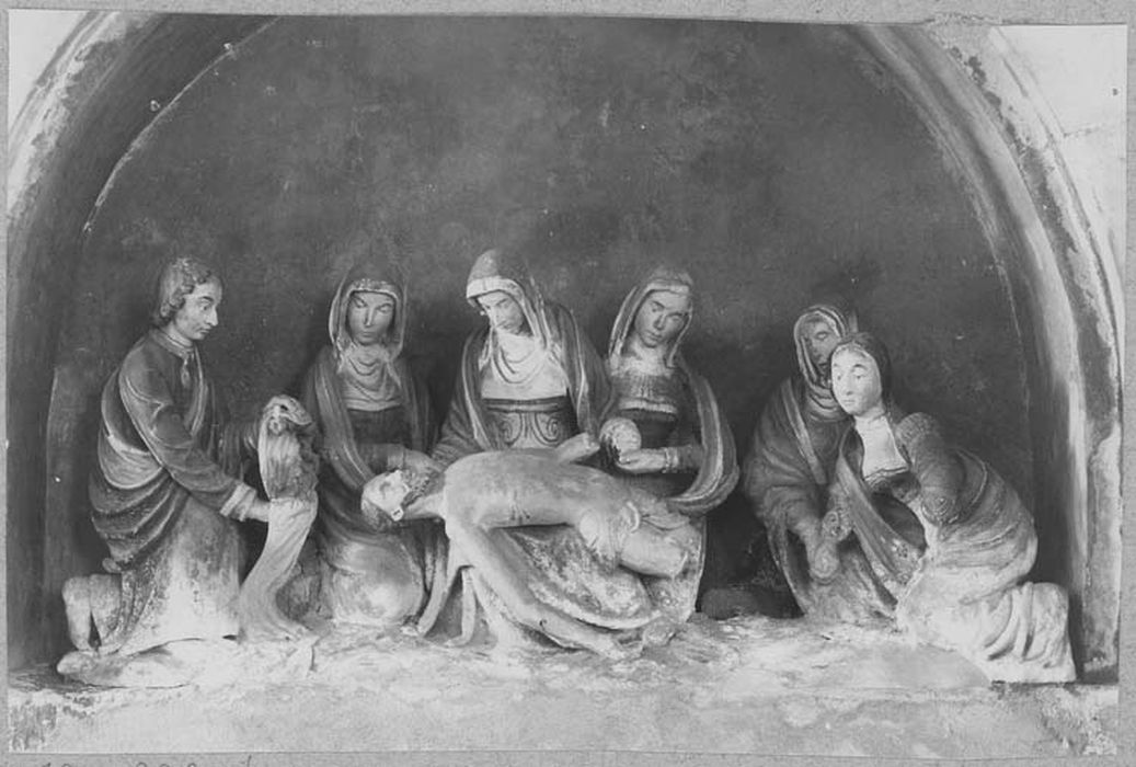 groupe sculpté : La Mise au tombeau - © Ministère de la Culture (France), Médiathèque du patrimoine et de la photographie, diffusion RMN-GP
