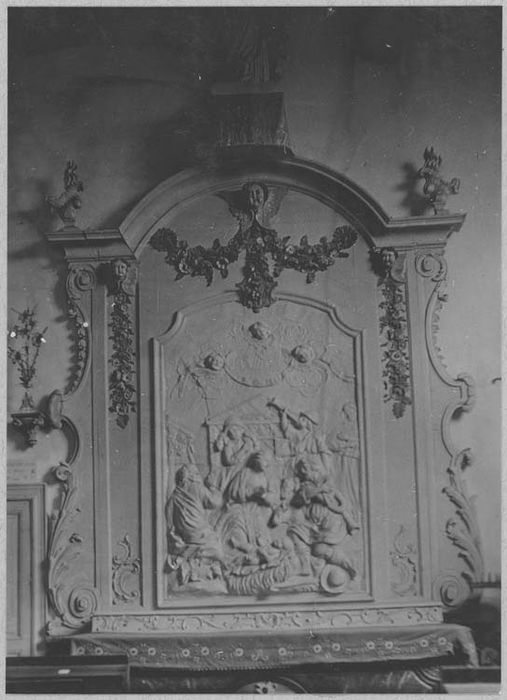 retable de la chapelle de la Vierge