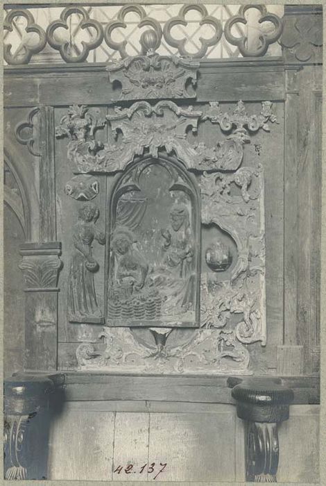 bas-relief : La Nativité